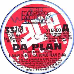 The Bosco Money Project, Partyrock Wrecking Crew - Da Plan / Bringin' The House Down album