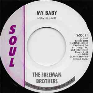 The Freeman Brothers - My Baby / Beautiful Brown Eyes album