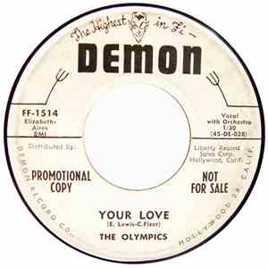The Olympics - Your Love / Chicken album