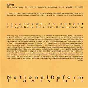 Travis Just - National Reform album