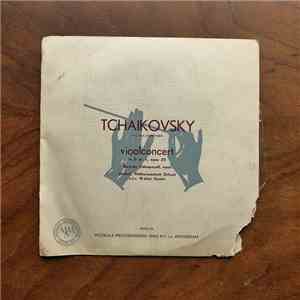 Tschaikowsky / Ricardo Odnoposoff / Niederlandisches Philharmonisches Orchester / Walter Goehr - Vioolconcert In D gr. t., opus 35 album