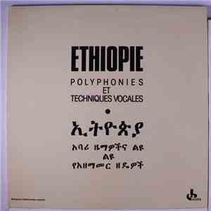 Various - Ethiopie: Polyphonies Et Techniques Vocales album