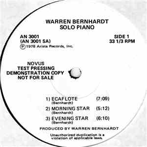 Warren Bernhardt - Solo Piano album