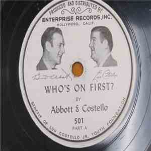 Abbott & Costello - Who's On First album
