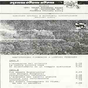 Alberto Fiori Carones - Sostituzioni Fiabesche A Limpidi Pensieri album