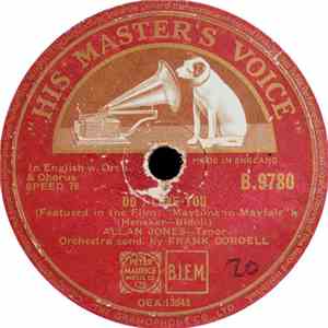 Allan Jones  - Do I Love You / The Monkey And The Organ Grinder album