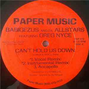 Babigezus And Da Allstars - Can't Hold Us Down album