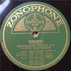 Barrington Hooper And Foster Richardson - Genevieve / In The Valley Where The Blue Birds album
