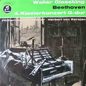 Beethoven - Walter Gieseking, Philharmonia Orchester, Herbert von Karajan - 4. Klavierkonzert G-dur album