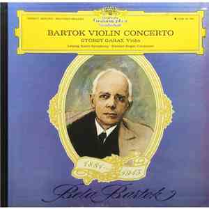 Béla Bartók, György Garay, Rundfunk-Sinfonie-Orchester Leipzig, Herbert Kegel - Bartok Violin Concerto album