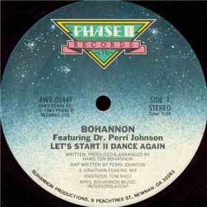 Bohannon - Let's Start II Dance Again album