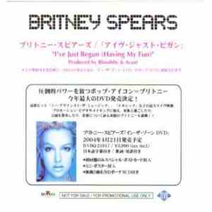 Britney Spears - I've Just Begun (Having My Fun) album