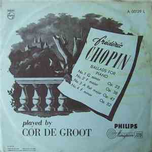 Cor de Groot - Frédéric Chopin - Ballads For Piano album