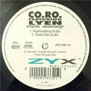 Co.Ro. Featuring Lyen - Run Away album