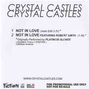 Crystal Castles - Not In Love album
