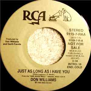 Don Williams  - Just As Long As I Have You album
