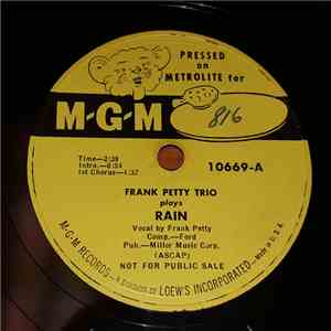 Frank Petty Trio - Rain / A Precious Little Thing Called Love album