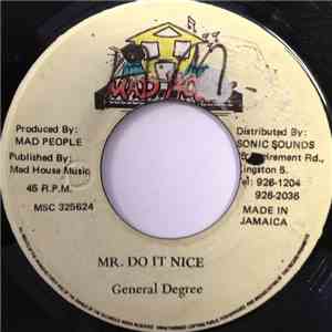 General Degree - Mr. Do It Nice album