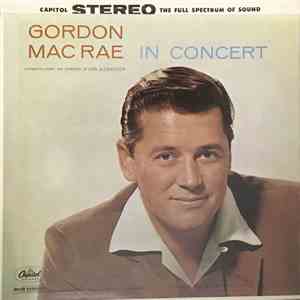 Gordon MacRae, Van Alexander - In Concert album