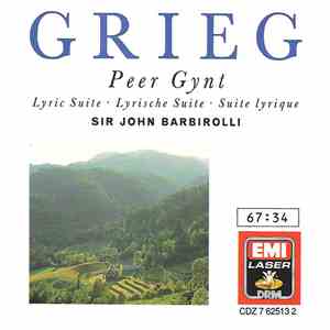 Grieg, Sir John Barbirolli, Hallé Orchestra - Peer Gynt, Lyric Suite album