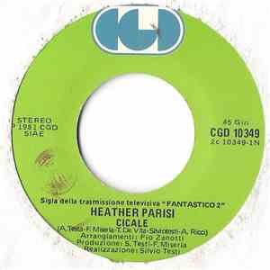 Heather Parisi - Cicale album