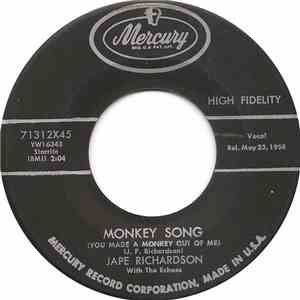 Jape Richardson With The Echoes  - Monkey Song / A Teen-Age Moon album