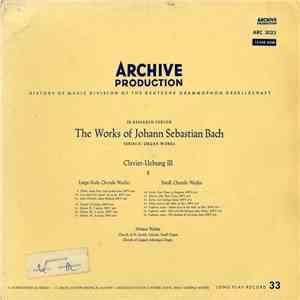 Johann Sebastian Bach - Helmut Walcha - Clavier-Uebung III - II: Large-Scale Chorale Works; Small Chorale Works album
