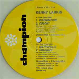 Kenny Larkin - Integration album