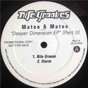 Mateo & Matos - Deeper Dimensions EP (Part II) album