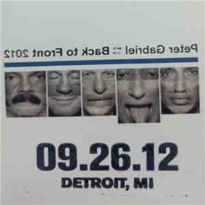 Peter Gabriel - Back To Front Detroit 26.09.2012 album
