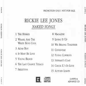 Rickie Lee Jones - Naked Songs album