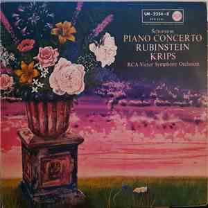 Schumann, RCA Victor Symphony Orchestra, Rubinstein, Krips - Piano Concerto album