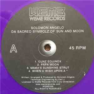 Solomon Angelo - Da Sacred Symbols Of Sun And Moon album