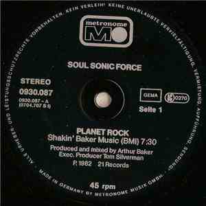 Soul Sonic Force - Planet Rock album
