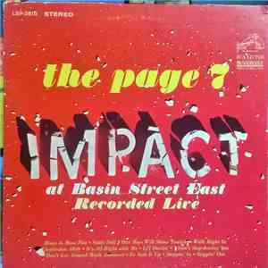 The Page 7 - Impact At Basin Street East album