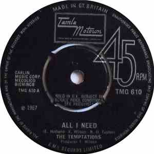 The Temptations - All I Need album