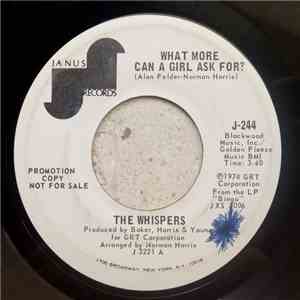 The Whispers - What More Can A Girl Ask For? / Broken Home album