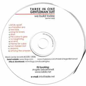 Three In One Gentleman Suit - We Build Today album