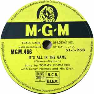 Tommy Edwards - It's All In The Game album