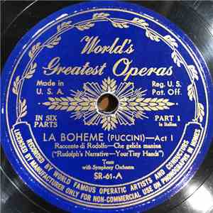 Unknown Artist - La Boheme album