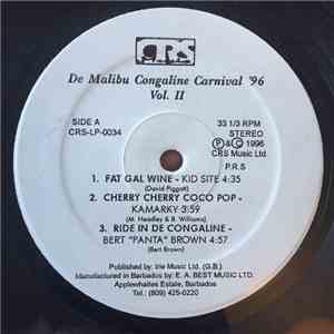 Various - De Malibu Congaline Carnival '96 Vol. 1 album