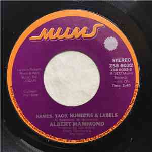 Albert Hammond - Names, Tags, Numbers & Labels / Fountain Avenue album