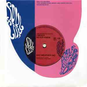 Bad Weather Inc - I Never Never Knew album