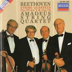 Beethoven, Amadeus String Quartet - String Quartets Op.59 No.3 & Op.74 album