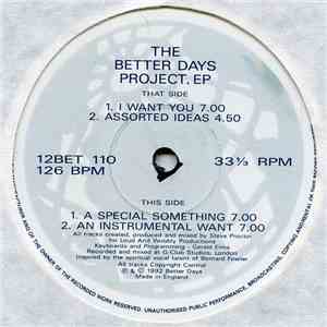 Better Days Project - The Better Days Project EP album