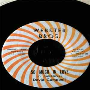 David Campbell  / The Revolutionaries - So Much In Love / So Much Version album