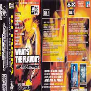 DJ Poska - What's The Flavor? #33 Hip Hop Bizness album