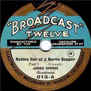 James Spence  - Robbie Doo At A Burns Supper album
