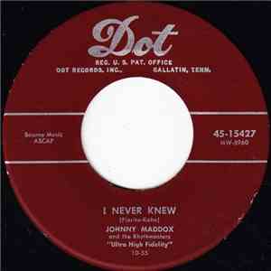Johnny Maddox  And The Rhythmasters - I Never Knew / Chicken Reel album