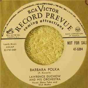 Lawrence Duchow And His Orchestra - Barbara Polka / Ole, Come Home album
